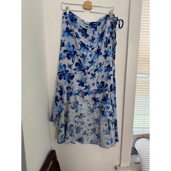 Eloquii Women's Plus Floral Wrap Skirt | Size 16 - Picture 1 of 4